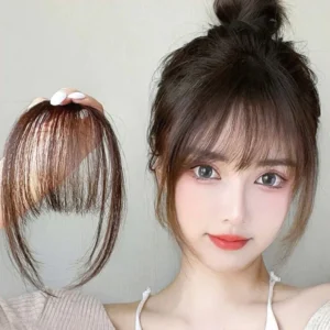 แฮร์พีช หน้าม้า หน้าม้าซีทรู แบบสาวเกาหลี ผมนิ่ม เหมือนผมจริง วิกผมหน้าม้าจําลอง ไร้รอยต่อ น้ําหนักเบา